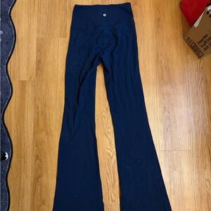 lululemon true navy flare leggings